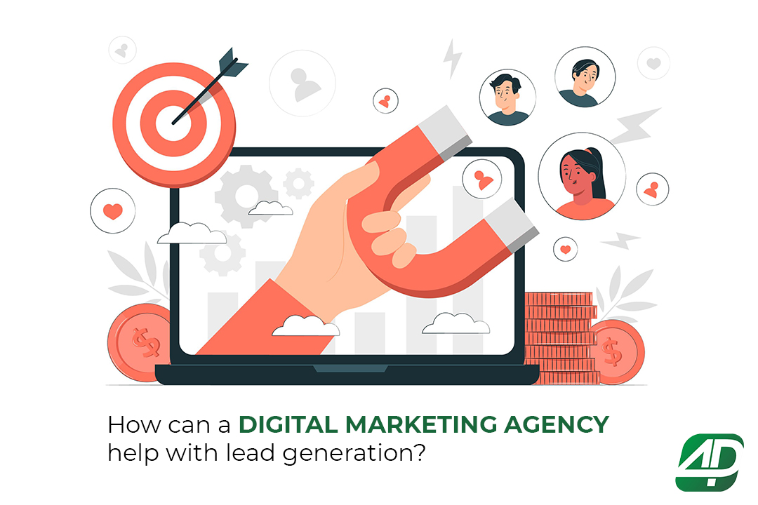 How can a digital marketing agency help with lead generation?